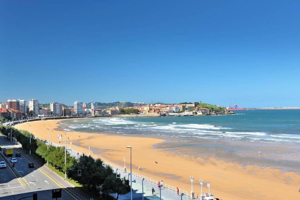Apto Ramon Y Cajal,1- Centrico Y Cerca De Playa San Lorenzo-3Hab Garaje Opc Gijon Bagian luar foto