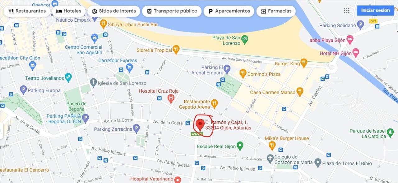 Apto Ramon Y Cajal,1- Centrico Y Cerca De Playa San Lorenzo-3Hab Garaje Opc Gijon Bagian luar foto